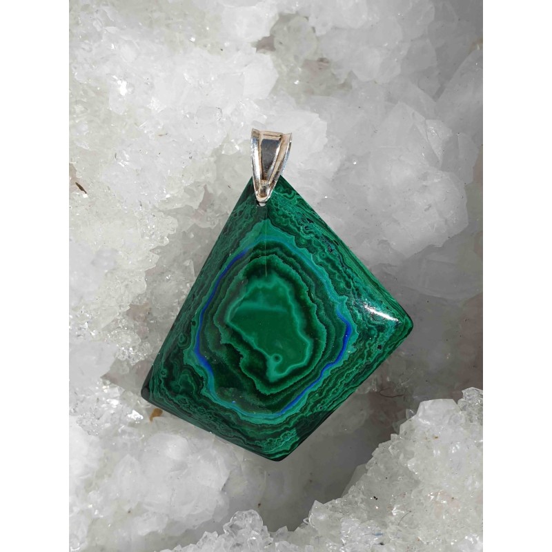 Pendentif Malachite 'Vortex' Pendentif Malachite 'Vortex'