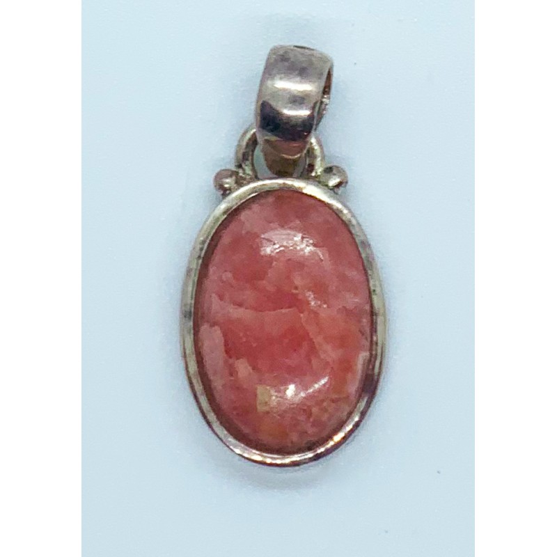 Pendentif Rhodocrosite 'Ovale'