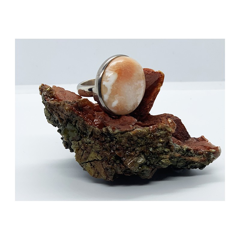 Bague Scolecite Rose