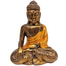 Statut Bouddha-Dhyana Mudra-Or