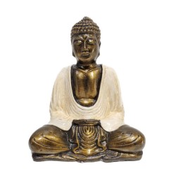 Statut Bouddha-Dhyana Mudra-Blanc