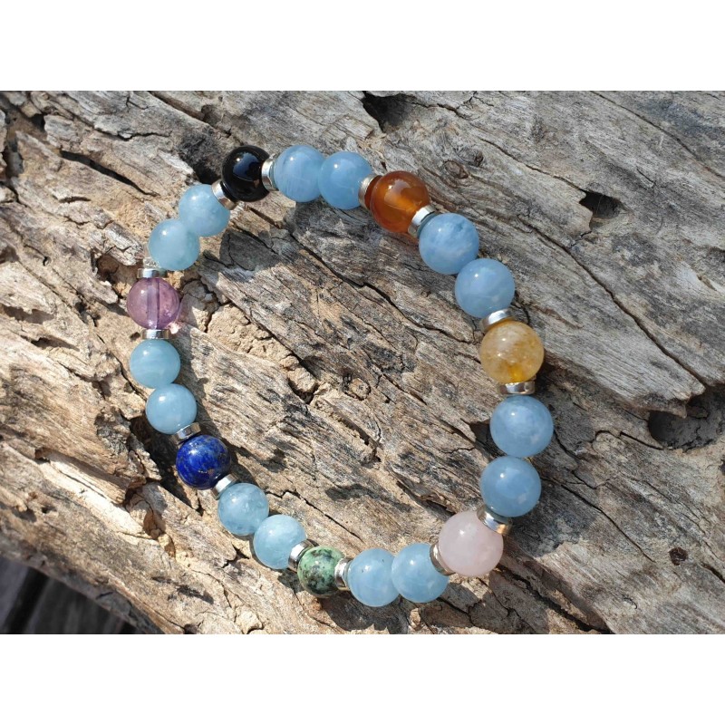 Bracelet 7 CHAKRAS // AIGUE MARINE Bracelet 7 CHAKRAS // AIGUE MARINE