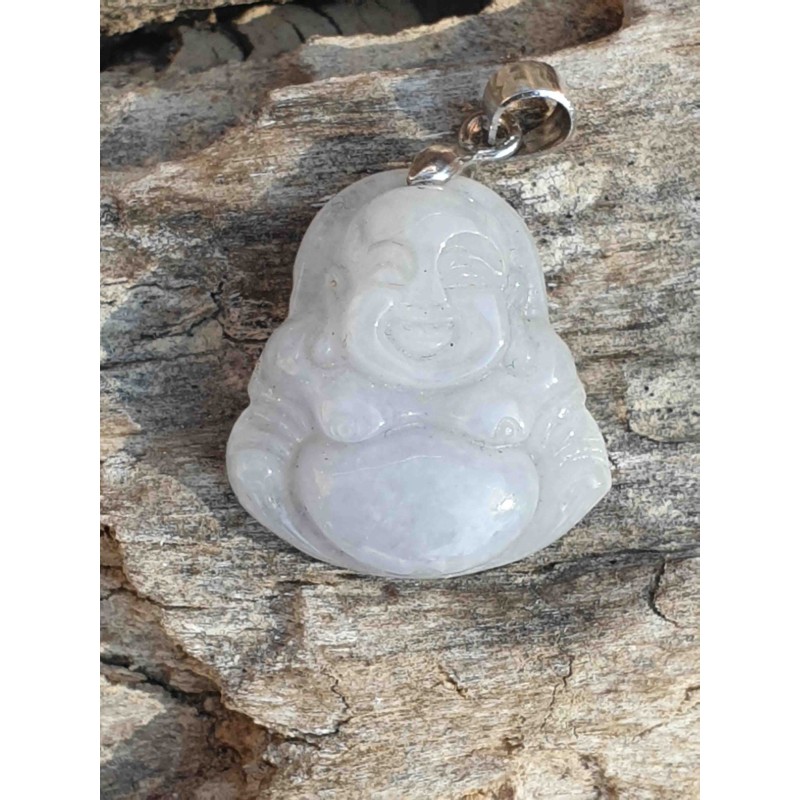 Pendentif Jade Blanc Buddha Pendentif Jade Blanc Buddha