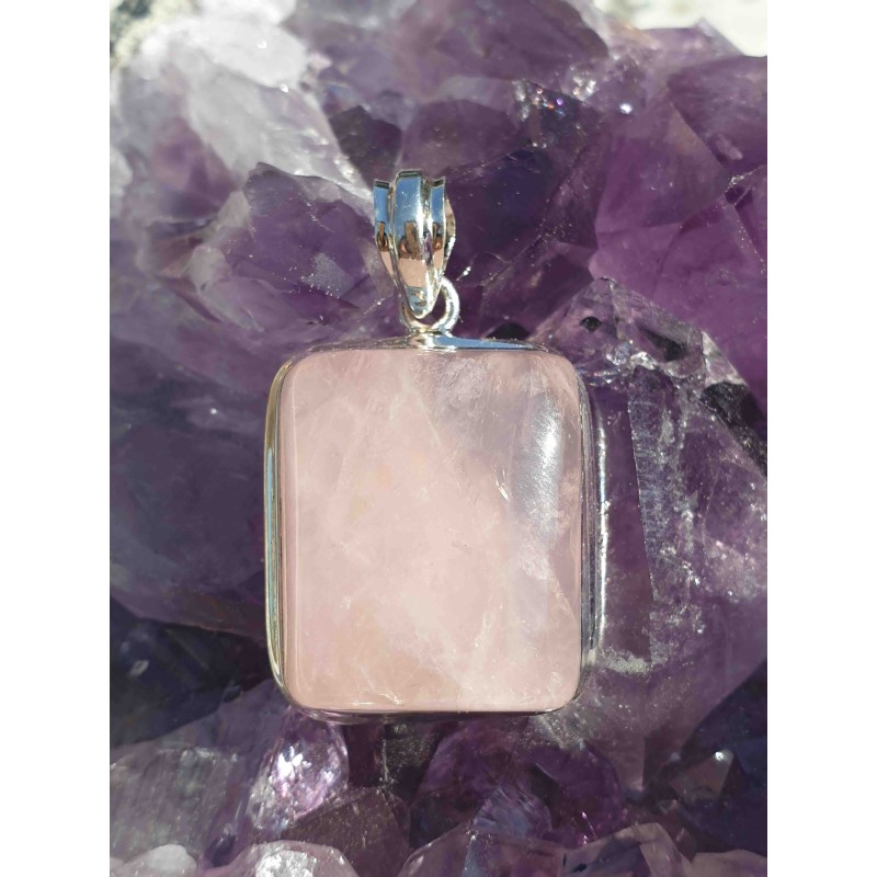 Pendentif Quartz Rose 'Family' Pendentif Quartz Rose 'Family'