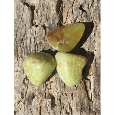 Opale verte (pierre roulée)