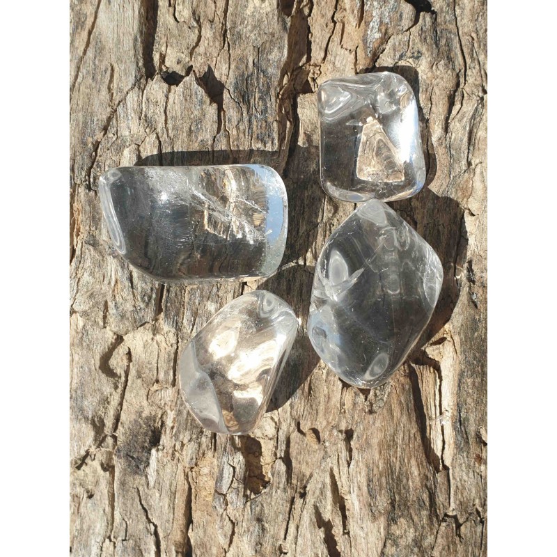 Cristal de Roche de l'Himalaya (pierre roulée) Cristal de Roche de l'Himalaya (pierre roulée)
